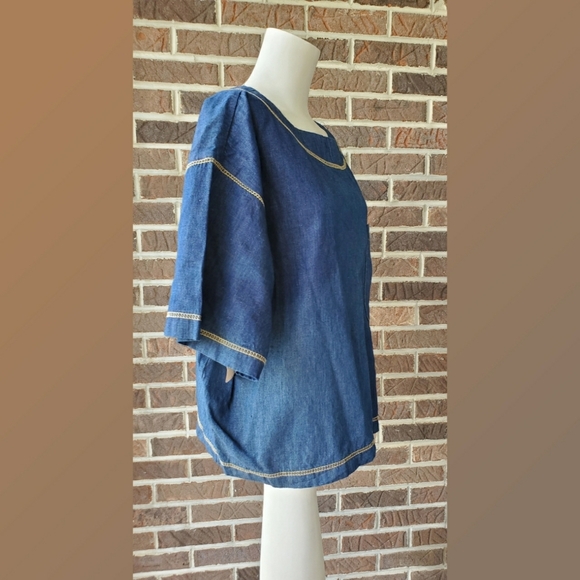 Vintage Cherokee Denim Top New with Tag - Picture 2 of 5